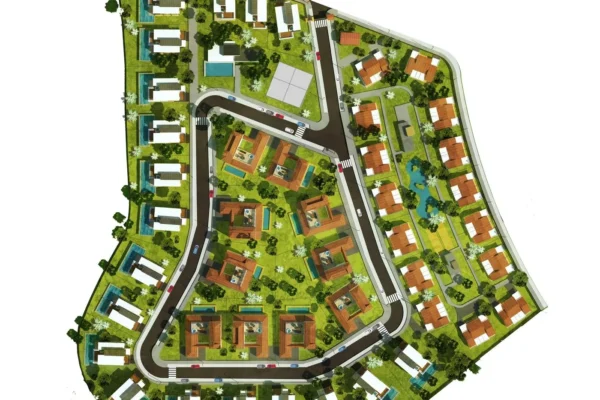 realistic town plan