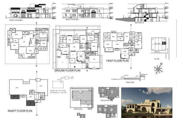 Plan with 3d view